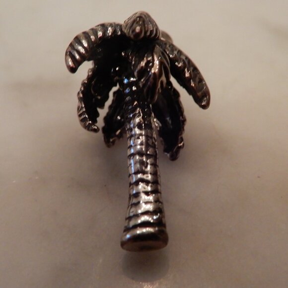 Kabana 925 Silver Palm Tree Pendant/Charm - Picture 2 of 3